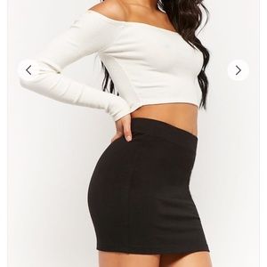 Forever 21 black pencil skirt